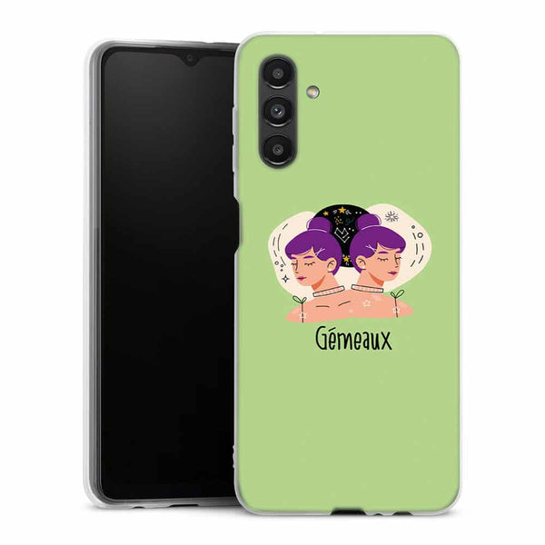Coque souple Samsung A04S Zodiac Gemeaux